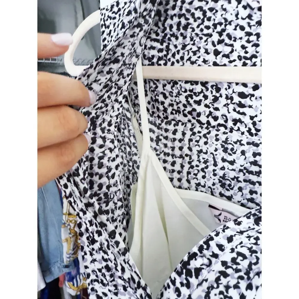 NWT Nanette Lepore Sleeveless Belted Midi Dress 4 Abstract Print Modern Career - Picture 8 of 11